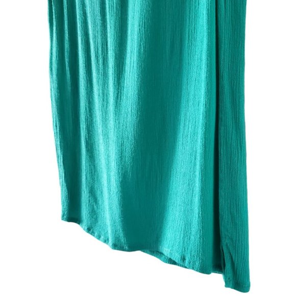 JRs (Vintage) Scoop Neck Crepe Shell / Tank Top | EUC | SP | Blue-Green - Picture 4 of 11